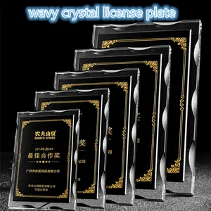 Honor Of Crystal Trophy Cup Global Celebration Figurine Crystal Large Award Trophy Glass Recognition Award