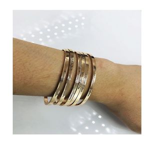 BMZ 2025 pulsera de moda de acero inoxidable negro Milan Show Logo brazalete de regalo de graduación personalizable gratis - Product Image 1