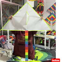 Kit de cerf-volant à colorier pour enfants, loisirs créatifs DIY, cerf-volant facile à faire voler avec canne à pêche, parfait pour les activités de plein air au printemps