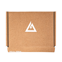 Boîte d'expédition auto-élevable en carton ondulé kraft, fabriquée à partir de matériaux recyclés, avec doublure en mousse, écologique, portable, durable, pour le commerce électronique
