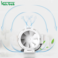Logo personnalisé marque 6 8 10 pouces flux mixte en ligne conduit ventilateur extracteur d'air à faible bruit grandir tente hydroponique mélange flux conduit ventilateur