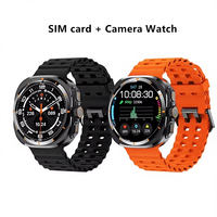 Reloj Inteligente BW8 con Tarjeta SIM, Cámara Integrada, Llamadas Bluetooth, Monitoreo de Salud las 24 Horas, Brújula, Fitness, Deportes Diarios, Relojes Inteligentes