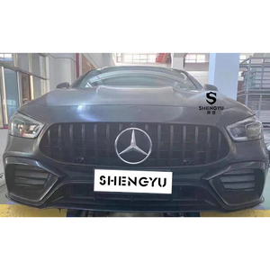 Accessoires de voiture pour BENZ <span class=keywords><strong>AMG</strong></span> <span class=keywords><strong>GT</strong></span> 2019-2021 mise à niveau vers <span class=keywords><strong>AMG</strong></span> GT63S comprennent pare-chocs avant et arrière, diffuseur arrière - Product Image 2