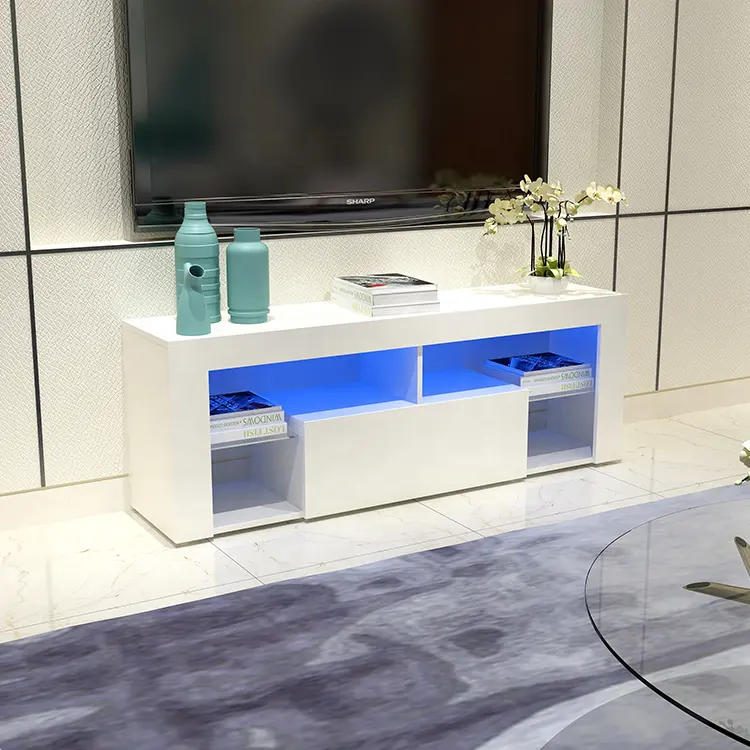 2022 New Design Luxury TV Stand Cabinet Sets Light Luxury Living Room Furniture