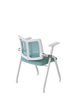 Chaise de conférence ergonomique réglable, pliable et empilable, avec cadre en fer moderne, pour salle de classe, hôtel, école - Vente en gros, fabrication OEM