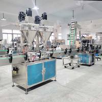 Chaîne de production entièrement automatique pour le remplissage, le mélange et la scellage de sachets stick de poudre de talc en sachet vertical