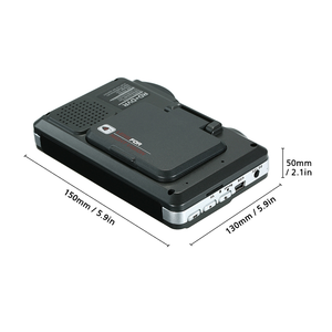 Vg1/Vg10 Anti-Radardetector Auto Dvrs 2 In 1 720P Dashcam Radarsnelheidsdetector Volledige Band Mute Knoplus Opname G-Sensor - Product Image 3