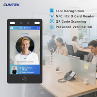 Sistema de Puerta Automática con Lector de Códigos QR SUNTEK, Dispositivo de Seguridad Inteligente con Reconocimiento Facial, Visión Nocturna y Control de Acceso