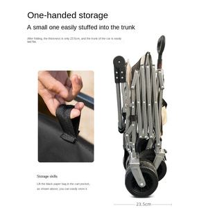 Nouveau chariot à chariot pliant léger et portable de 330lb pour le camping en plein air chariot à pique-nique simple et multifonctionnel de grande capacité - Product Image 2