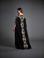 Gaun Abaya Wanita Motif Bohemian Musim Semi Musim Panas, Longgar, Maxi Dress Ukuran Besar, Gaun Kaftan Islami
