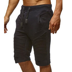 Tinta unita In Cotone di Sport Coulisse Sweat Shorts pantaloni mezzi per gli uomini personalizzati colpi palestra uomo di Sport pantaloncini <span class=keywords><strong>da</strong></span> corsa con tasca - Product Image 5