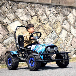 Kart Eléctrico Comercial QIQU para Niños, Llantas de Vacío de 13 Pulgadas, Motor sin Escobillas, Transmisión por Eje, Asiento Ajustable, Velocidad Máxima de 40 km/h - Product Image 3