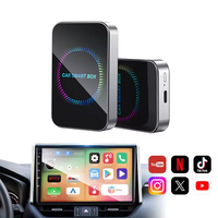 CarPlay Ai Box, CarPlay Android Auto, Conexión por Cable a Inalámbrica, Android Qualcomm Octa-core 2G+16G, Conectar y Usar