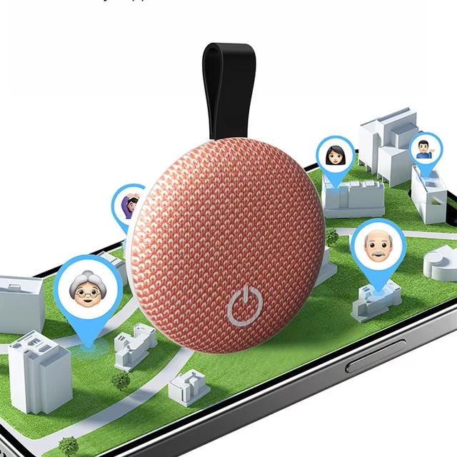 Portable Smart air Tag tracker with Cotton Protective Cover Long Standby Time Anti-loss Device for Children and the Elderly