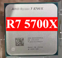 Prosesor Gaming Desktop Zen3 R5 5600G R7 5700X3D 5700X 5700G 8 Core 16 Thread 3.4GHz Kecepatan Tinggi Soket AM4