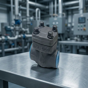 Vanne de retenue en acier forgé classe 1500 2500 A105 à ressort, raccord NPT à souder, NRV API 602, vanne industrielle - Product Image 3