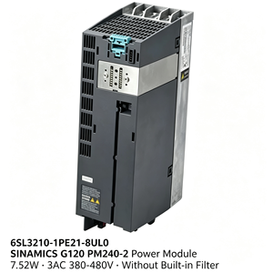 เยอรมนี NEW 6SL3210-1PE21-8UL0 SINAMICS 20 PM240-2 โมดูลจ่ายไฟแบบไม่มีฟิลเตอร์ในตัว พร้อมระบบเบรก อะไหล่ไดรฟ์มอเตอร์ AC - Product Image 1