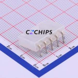 X9357WR-05-N2SN Wire-to-Board Pin Header Bent Lead Through Hole,P=4.2mm Connector 1x5P 4.2mm Right Angle Insert 5P - Product Image 2