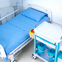 Chariot de premiers secours portable en alliage d'aluminium et plastique ABS, utilisation en hôpital, hôtel, atelier, supermarché, boîte à médicaments multifonction
