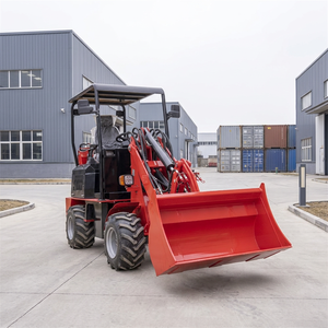 Chargeuse-pelleteuse compacte robuste, poids 2380 kg, charge utile nominale 400 kg, mini-chargeuse frontale sur roues pour travaux de paysagisme et de jardinage - Product Image 1