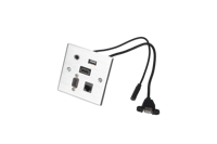 86 panneaux audio 3.5, données USB, VGA, Cat6