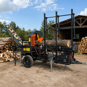 Procesador <span class=keywords><strong>de</strong></span> <span class=keywords><strong>Leña</strong></span> Económico <span class=keywords><strong>de</strong></span> 45 Toneladas con Motor GX630, Cuña <span class=keywords><strong>de</strong></span> Partición <span class=keywords><strong>de</strong></span> 6 Vías, Barra <span class=keywords><strong>de</strong></span> Corte <span class=keywords><strong>de</strong></span> 24 Pulgadas, Cortador <span class=keywords><strong>de</strong></span> <span class=keywords><strong>Leña</strong></span> Montado en Remolque - Product Image 2