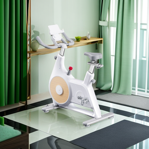 Bici a rotazione magnetica professionale per la palestra di casa con sistema di trasmissione a cinghia silenziosa bici da ciclismo Indoor - Product Image 2