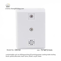 Boîtier en plastique ABS rond pour haut-parleur électronique Iot Project Network Enclosure 75*48*21mm CN142