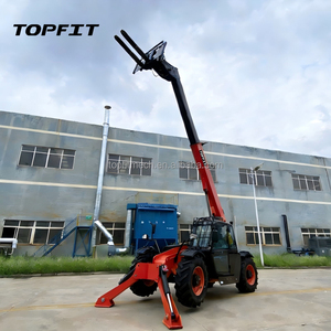 Chargeuse sur pneus télescopique à 2 sections avec bras télescopique, moteur diesel Yuchai 91KW, haute efficacité, godet de 1,5m - Product Image 3