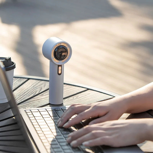 ポータブルターボUSB充電式高速電動ミニファン、100段階風速調整、キャンプ、テーブル、自宅、車用 - Product Image 5