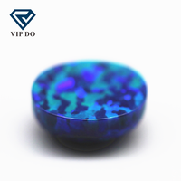 3*5mm-8*10mm 92 opale synthétique multicolore ovale à dos plat cabochon coupé OP #14 opale de feu pierres précieuses en vrac cabochon ovale opale gemmes