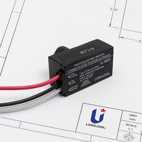 Longjoin JL-403C saklar foto elektrik pemasangan 3-kawat dengan tombol Sensor 120-277VAC kunci Putar & dudukan Dinding