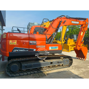 Excavadora Usada a Precio Económico Doosan DX140LC-9C EXCAVADORA COREANA Venta Directa de Fábrica DX140 Dx225 Dx140 Excavadora de Ruedas - Product Image 1