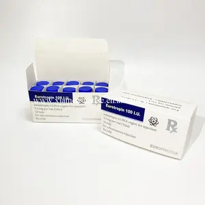 En stock musculation smatropi 10IU 2ml flacon étiquette h gh boîtes d'emballage