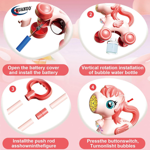 Giocattoli da esterno per bambini macchina automatica per bolle di sapone per bambini - Product Image 5