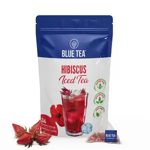 Hibiscus Iced Tea (36 Tea Bags)Refreshing cool beverage Herbal Iced Brew, Cold Brew, Detox Gluten-free 100% natural GMO free tea