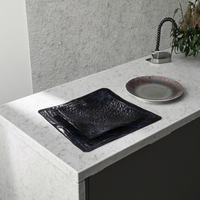 Plaque de chargement en mélamine, 15.5 pouces, bleu foncé