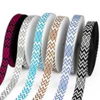 Sangle d'épaule en jacquard écologique 100 % polyester à chevrons pour sacs bandoulière, chaussures et textiles de maison – Vente en gros