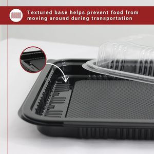 Factory Customized Transparent Recyclable Chocolate Rectangle Tray Packaging Disposable <b>Plastic</b> PET Food Hamburger Sushi Salad - Product Image 3