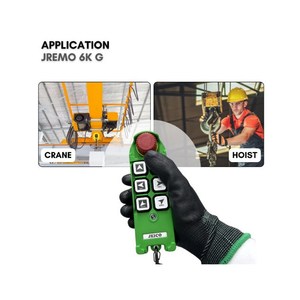 Télécommande radio industrielle pour grue, palan et treuil, vitesse unique, 100-240 VAC, JEICO JREMO 6K G, fabriquée en Corée - Product Image 4