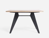 Table à manger moderne en bois massif, qualité supérieure, idéale pour la maison, le bureau et les restaurants, pour la cuisine et le salon.