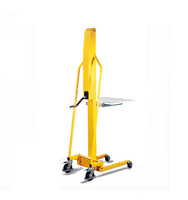 Chariot élévateur manuel portable à plateforme, actionné par treuil, entièrement électrique, capacité en tonnes