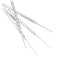 Pipettes Pasteur jetables en verre de laboratoire 150mm 230mm Pipette Pasteur en verre
