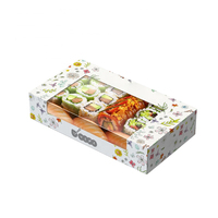 Boîte de baklava en papier vide Emballage de bonbons personnalisé unique boîte de noix de bétel fantaisie avec fenêtre