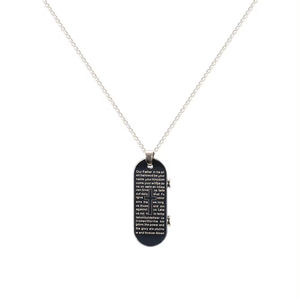 Collar de gargantillas con colgante de monopatín con letras para hombres, mujeres, parejas, collar largo de acero de titanio, collar de regalos para <span class=keywords><strong>novio</strong></span> - Product Image 1