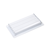 Grille de ventilation carrée moderne en aluminium et acier pour une ventilation durable et réglable dans le salon, l'atelier, l'extérieur et l'entrepôt