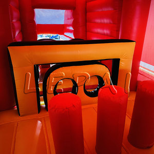 Parcours d'obstacles gonflable géant sur le thème du camion Offre Spéciale Lepai et du guerrier Ninja pour les fêtes en plein air des enfants - Product Image 4