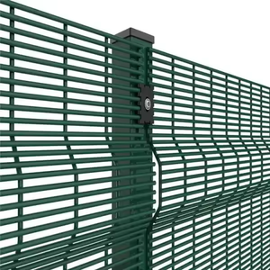 358 Clearvu, accesorios para valla de seguridad antiescalada, marco de PVC, tapas de poste, prisión de aeropuerto, ferrocarril, uso agrícola, modelo 3D, puertas de entrada - Product Image 1