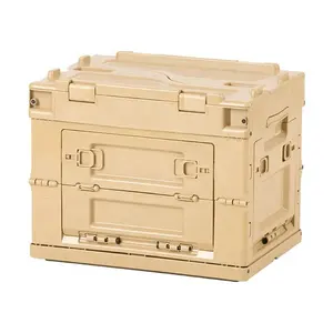 20L Открытый Кемпинг коробка для хранения Складная Пластиковая Коробка