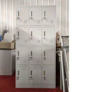 Luoyang Steel Furniture 12-Door <b>Cabinet</b> Key-<b>Lock</b> Gym Locker Wardrobe for Clothing Storage in Gym or Steel Wardrobe - Product Image 5